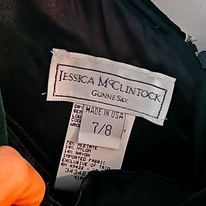 Gunne Sax Jessica McClintock Velvet Dress